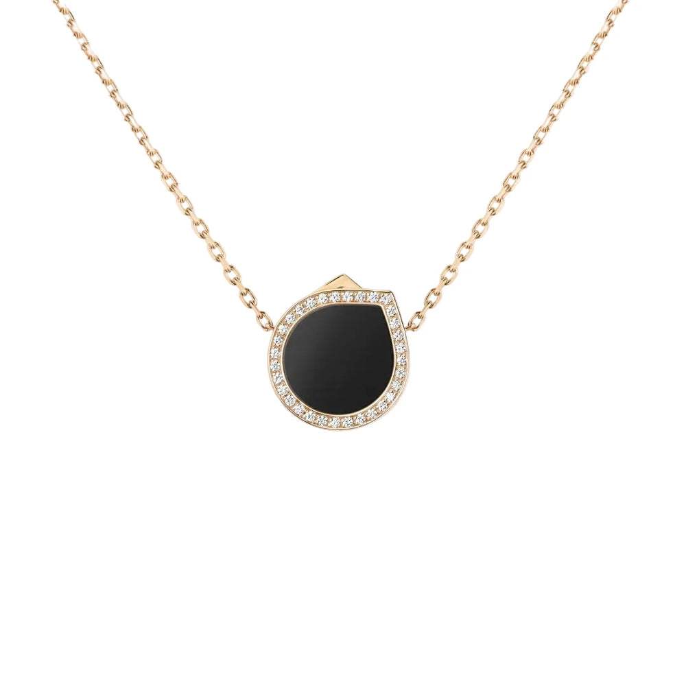 Pendentif Repossi Antifer en or rose avec Onyx - PAF2ADPGO0000
