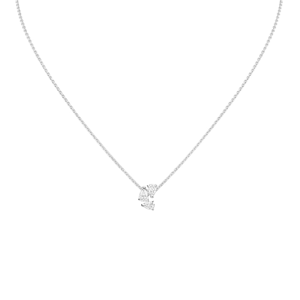 Pendentif Serti sur Vide en or blanc - PSV1ACWG00000