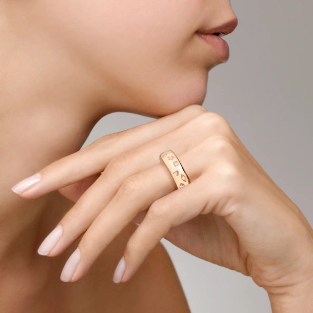 Bague Iconica Slim - PA9106E_O7000_DB000