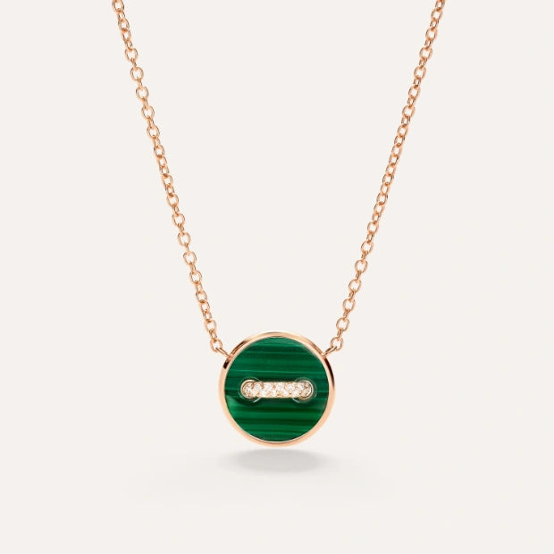Collier Pom Pom Dot avec pendentif - PCC4030_O7000_DB0MY