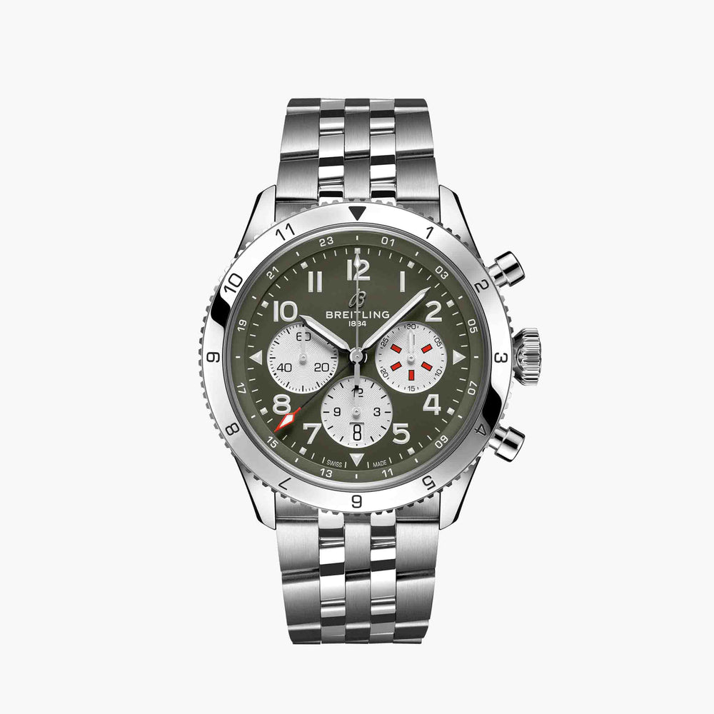 SUPER AVI B04 CHRONOGRAPH GMT 46 CURTISS WARHAWK - AB04452A1L1A1