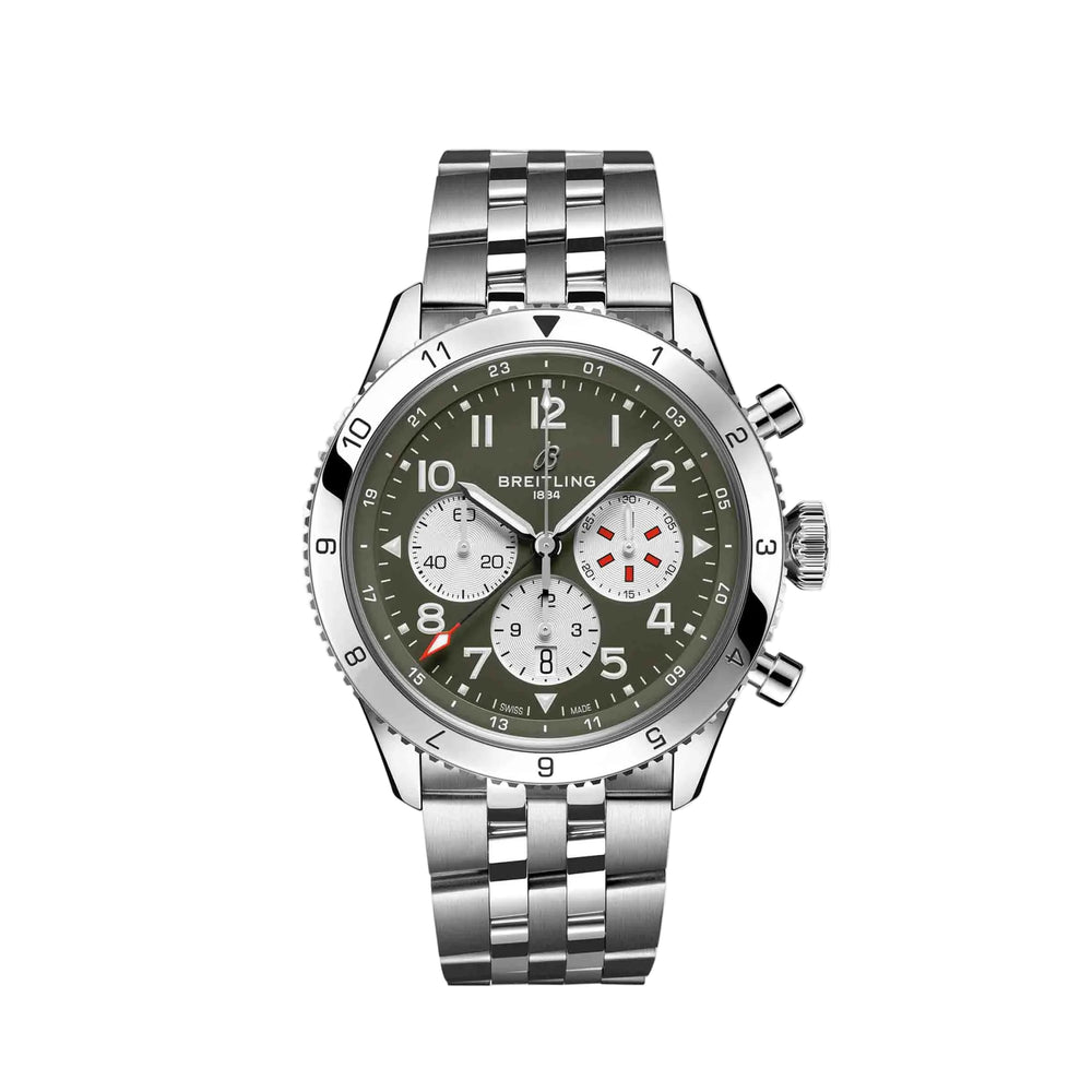 SUPER AVI B04 CHRONOGRAPH GMT 46 CURTISS WARHAWK - AB04452A1L1A1