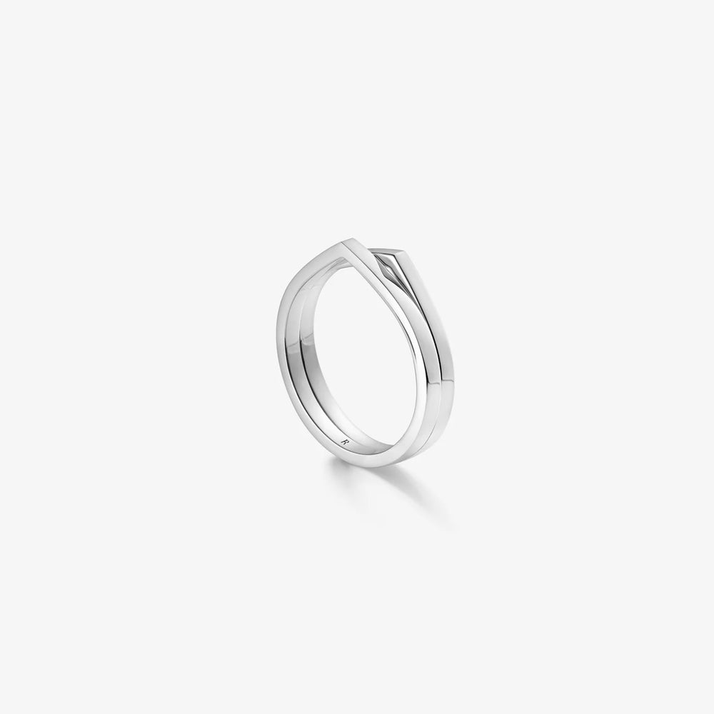 Bague Antifer 2 rangs en or blanc - RAF0BDWG00000