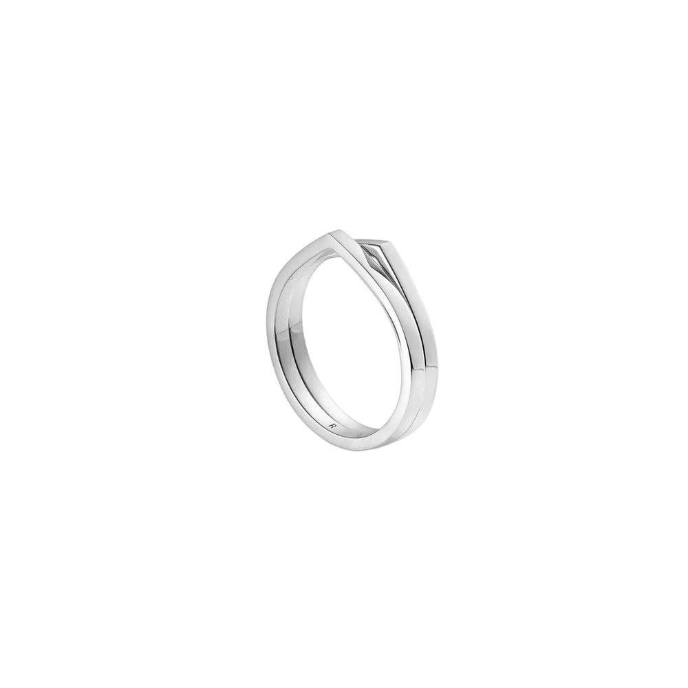 Bague Repossi Antifer 2 rangs en or blanc - RAF0BDWG00000
