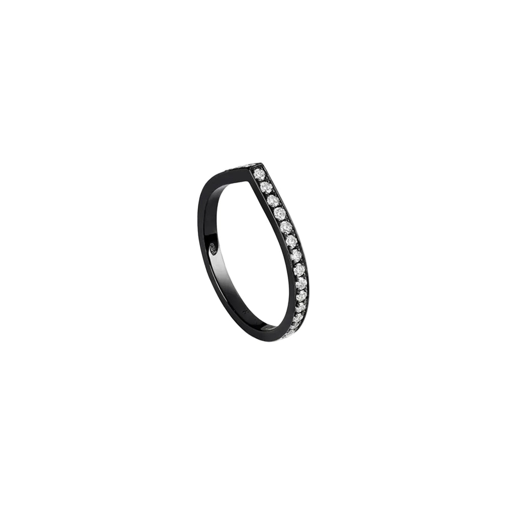 Bague Repossi Antifer en or noir pavée de diamants - RAF2AOWG00BC0
