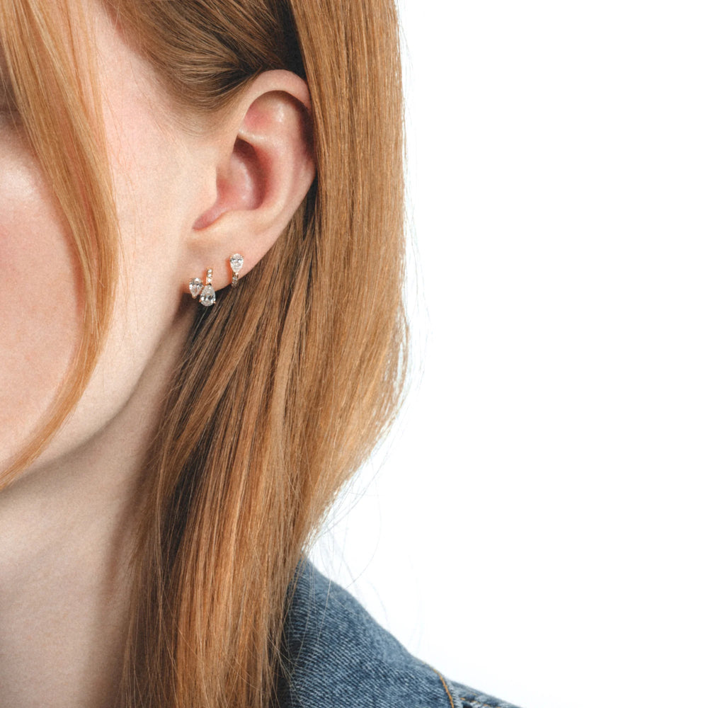 Repossi rose gold "serti sur vide" earring - EHA3ADPG00000
