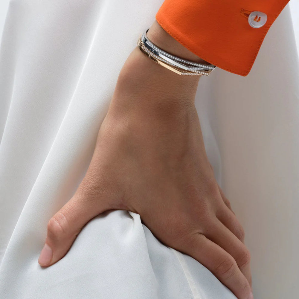 Bracelet Antifer en or rose pavé de diamants - BAF2BDPG00000