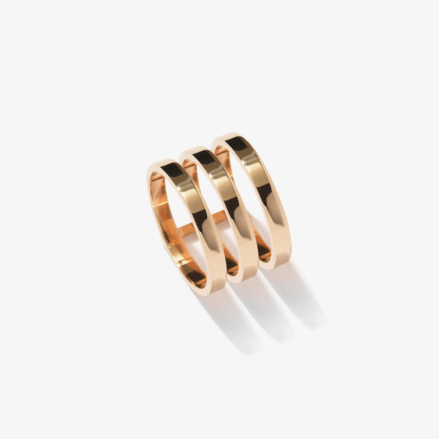 Bague Berbere 3 rangs en or rose - RMT0ACPG00000