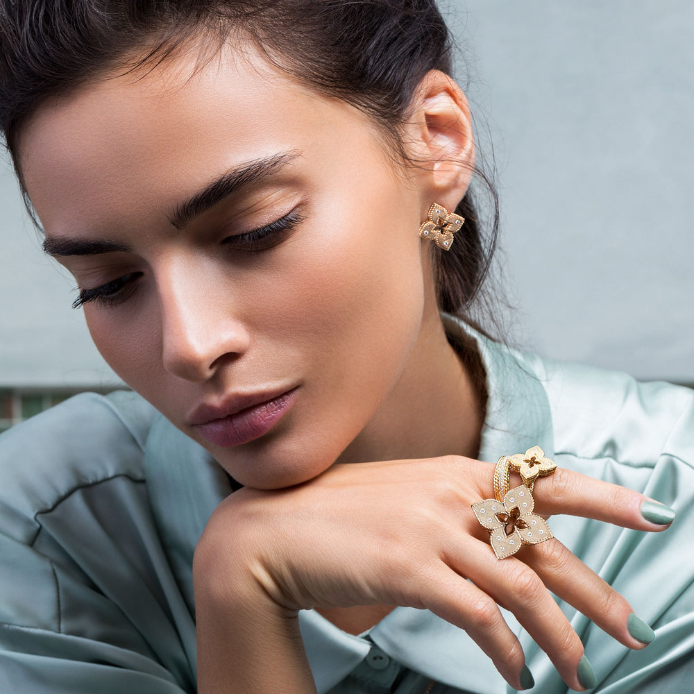 BAGUE PRINCESSE VÉNITIENNE AVEC DIAMANTS - ADR777RI1247_Y