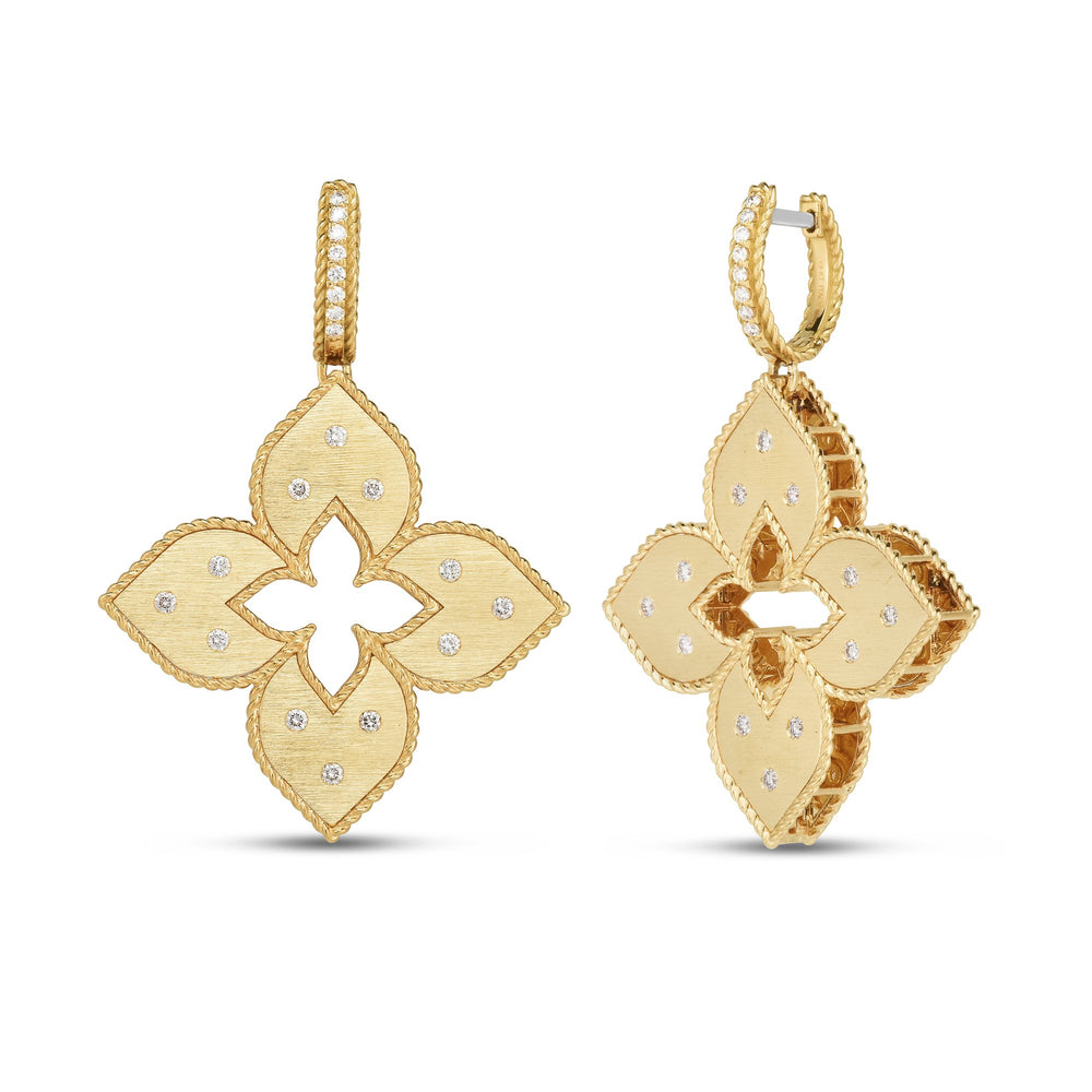 BOUCLES D'OREILLES PRINCESSE VÉNITIENNE AVEC DIAMANTS - SKU: ADR777EA1247_Y