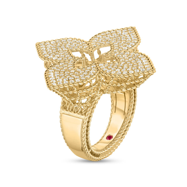 BAGUE PRINCESSE VÉNITIENNE AVEC DIAMANTS - ADR777RI3316_Y