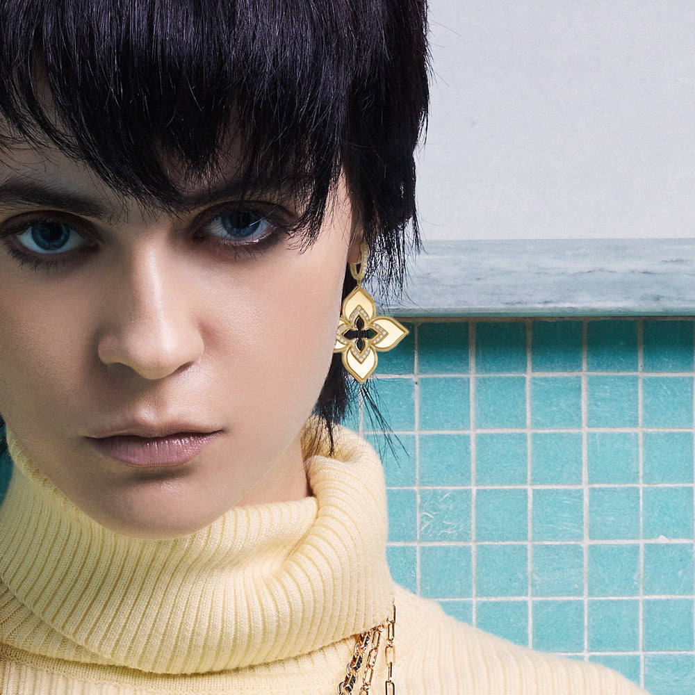 BOUCLES D'OREILLES PRINCESSE VÉNITIENNE AVEC DIAMANTS - ADR777EA3375_Y