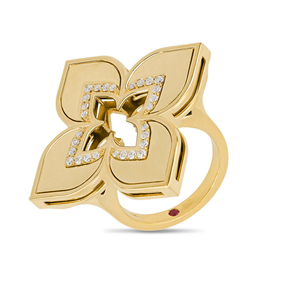 BAGUE PRINCESSE VÉNITIENNE AVEC DIAMANTS - ADR777RI3375_Y