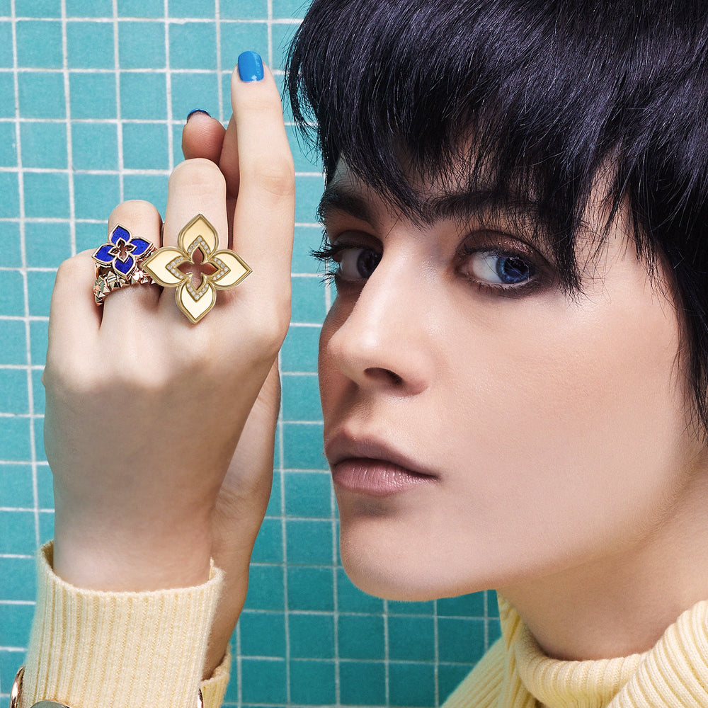 BAGUE PRINCESSE VÉNITIENNE AVEC DIAMANTS - ADR777RI3375_Y