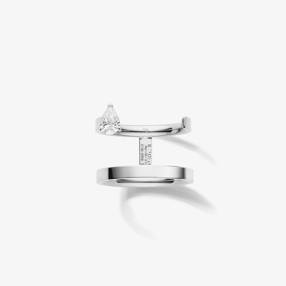 Bague Serti sur Vide en or blanc - RSV1BAWG03000