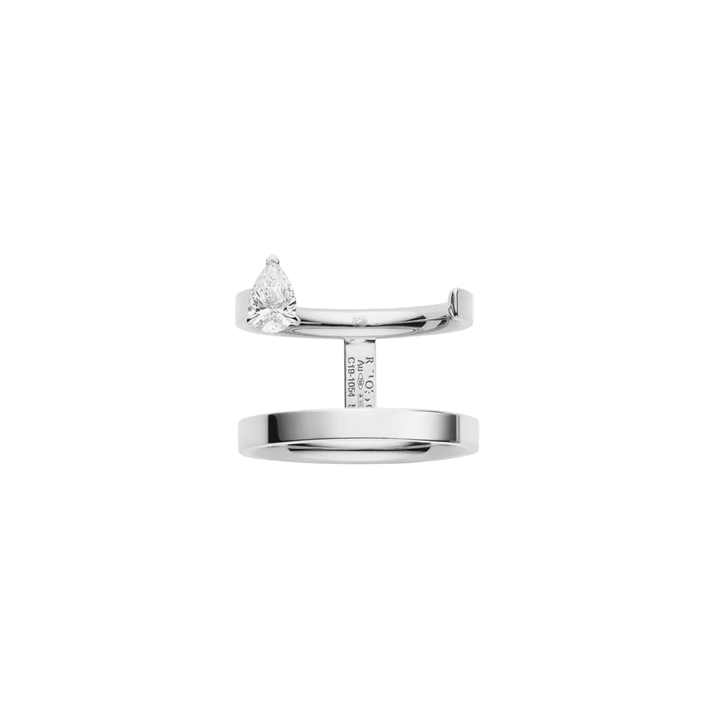 Bague Serti sur Vide en or blanc - RSV1BAWG03000