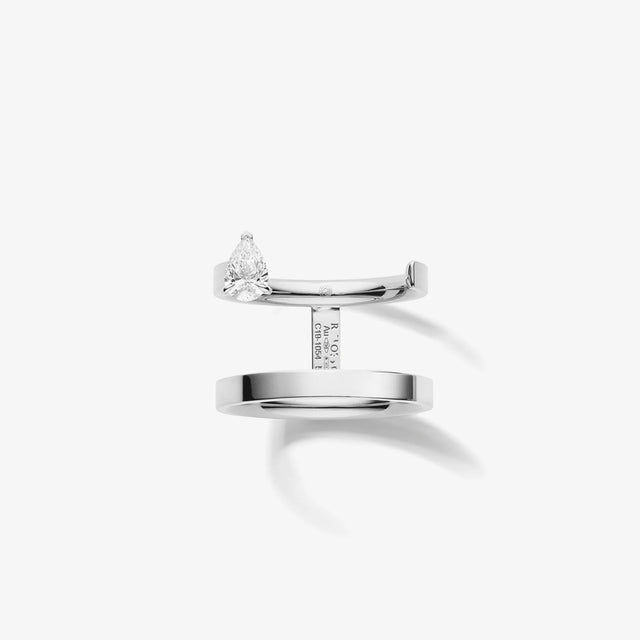 Bague Serti sur Vide en or blanc - RSV1BAWG03000