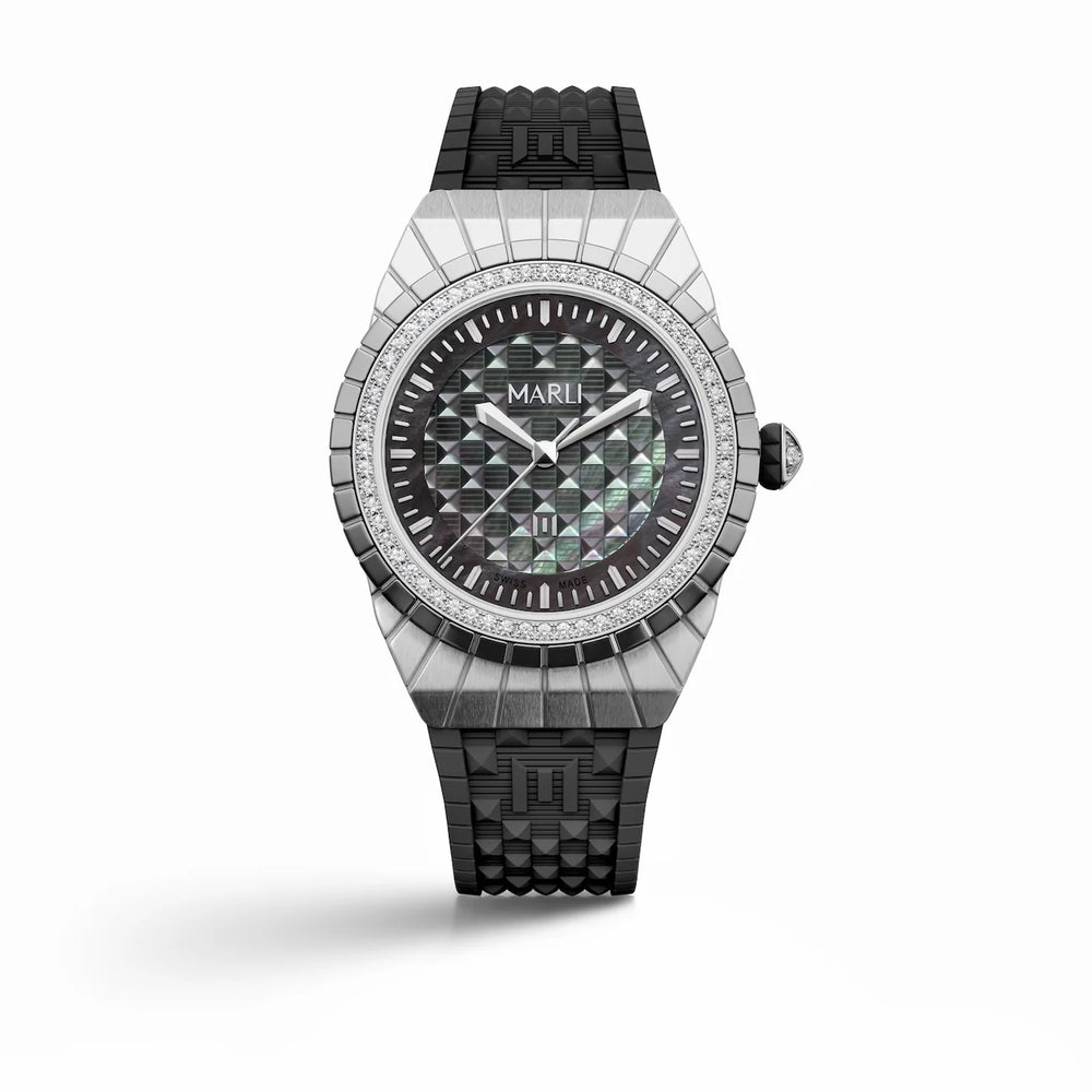 Montre Marli NY CLEO L35 C-35-S-TI-1D-MWH-RB