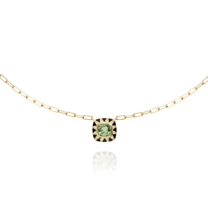 Collier Van Den Abeele Stella chaîne noir