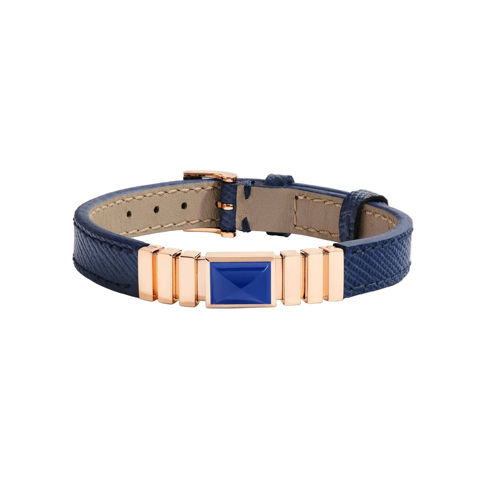Bracelet en cuir doré UNII-B2RGLL