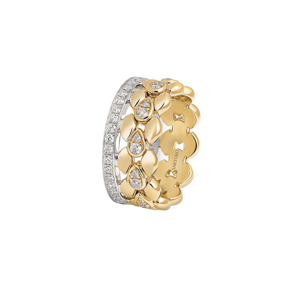 Bague Sartoro Dualité Two Tone DUAL-R4YWG