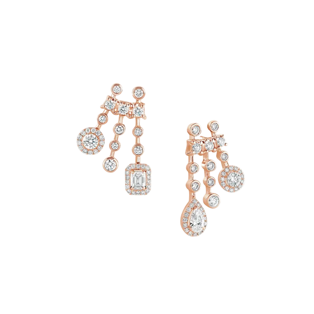 Boucles d'oreilles Sartoro Trilogie Radiance Signature TRIL-E24RG