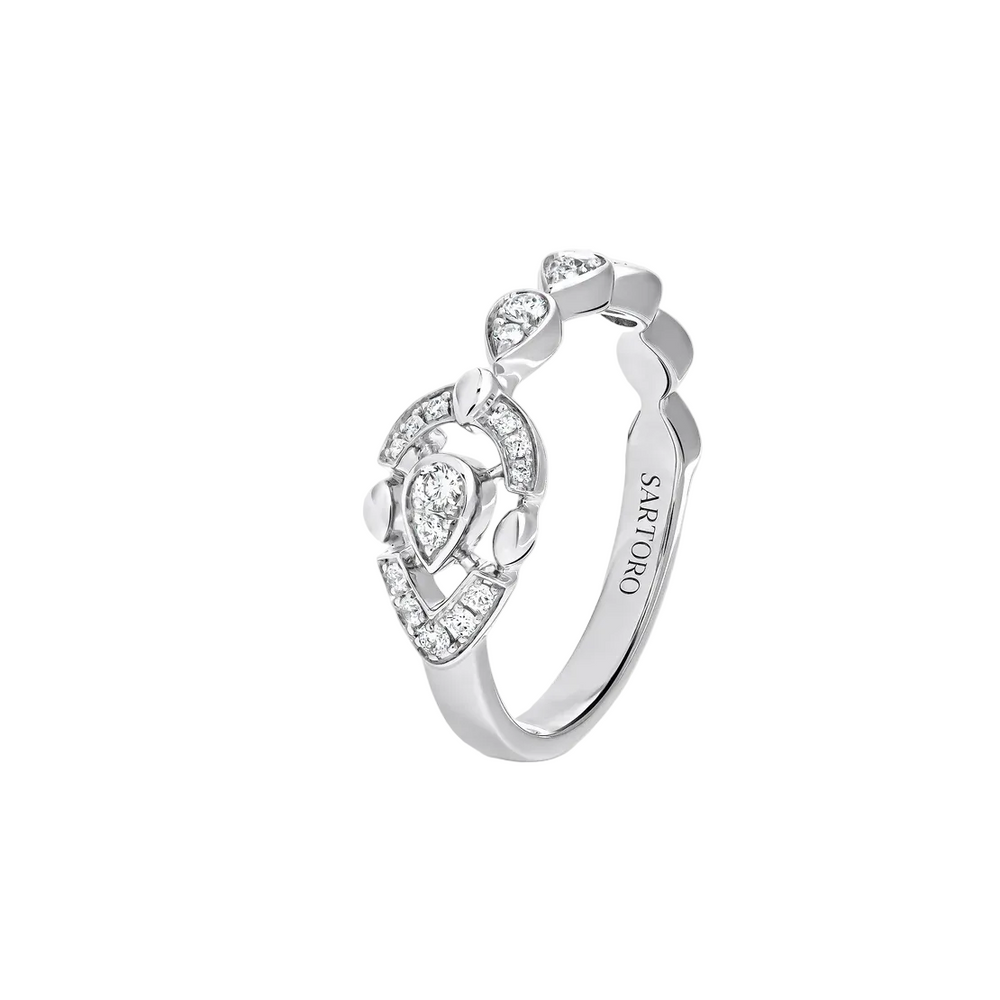 Bague Sartoro Dualité Signature Small DUAL-R3WG