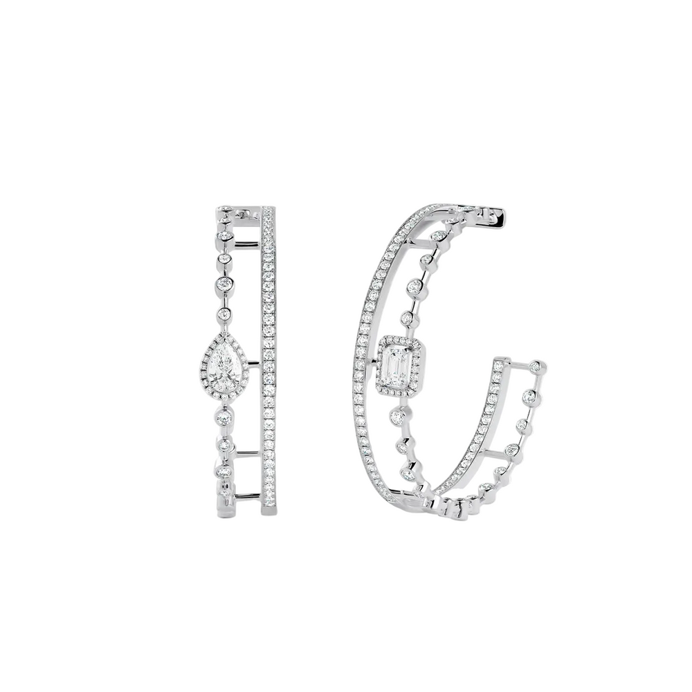 Boucles d'oreilles Sartoro Trilogie Radiance Forever L TRIL-E5WG