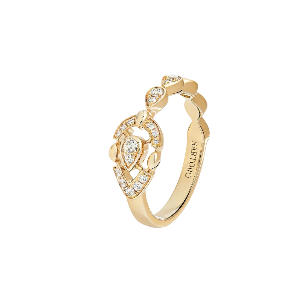Bague Sartoro Dualité Signature Small DUAL-R3YG