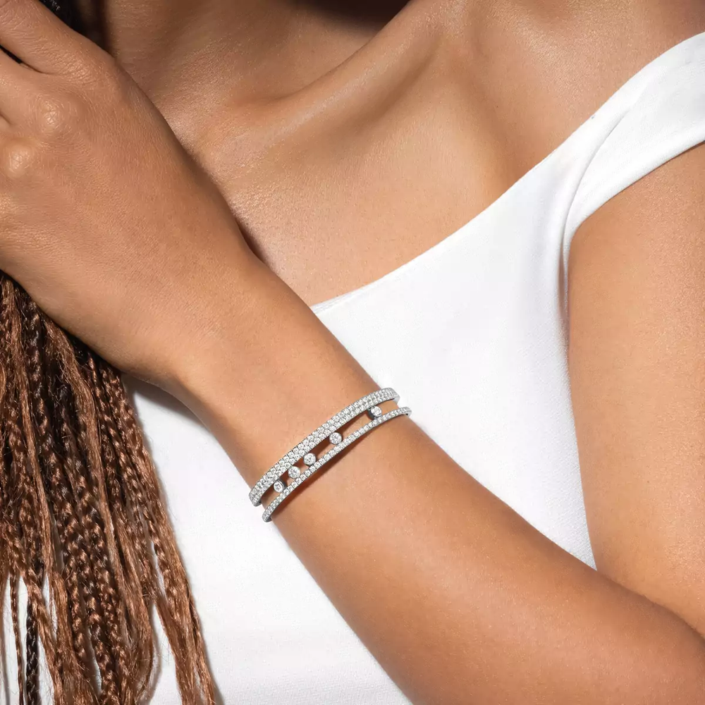 Bracelet Messika Pavé Move Romane GM 06733-WG