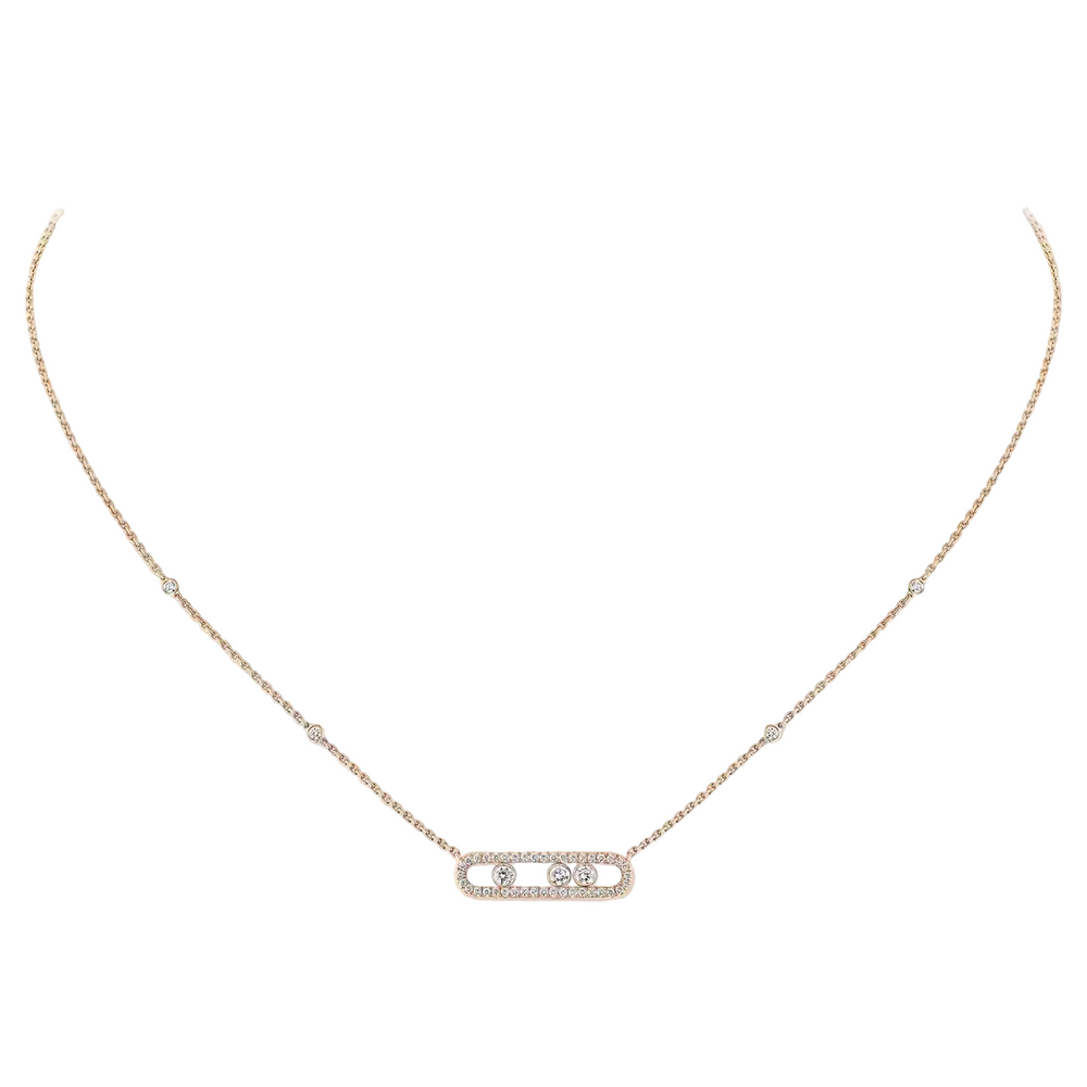 Collier Messika Move Classique Pavé PM 04322-PG