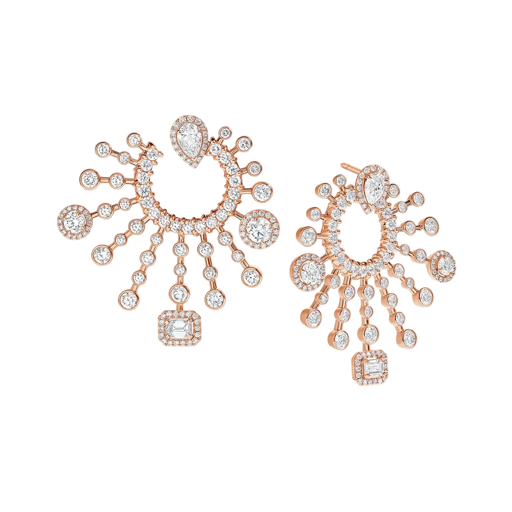 Boucles d'oreilles Sartoro Trilogie Radiance Iconic TRIL-E18RG
