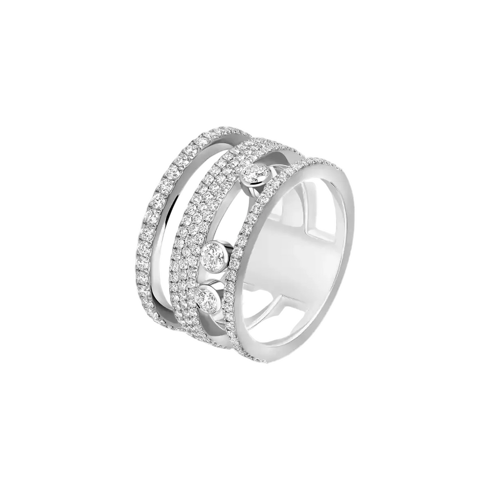 Bague Messika Pavée Move Romane GM 07205-WG
