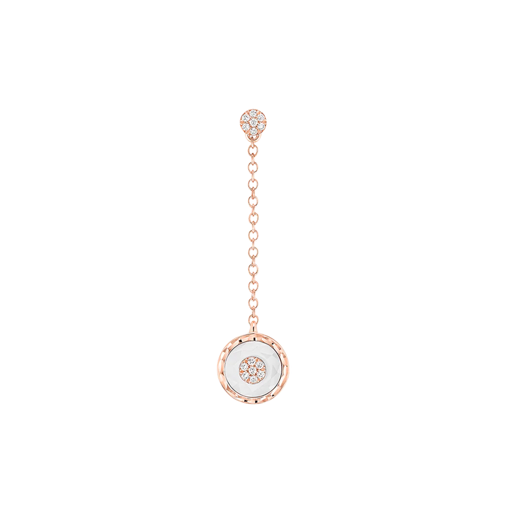 Boucles d’oreilles Korloff Je Play nacre rond - JJPE06PG/MOP