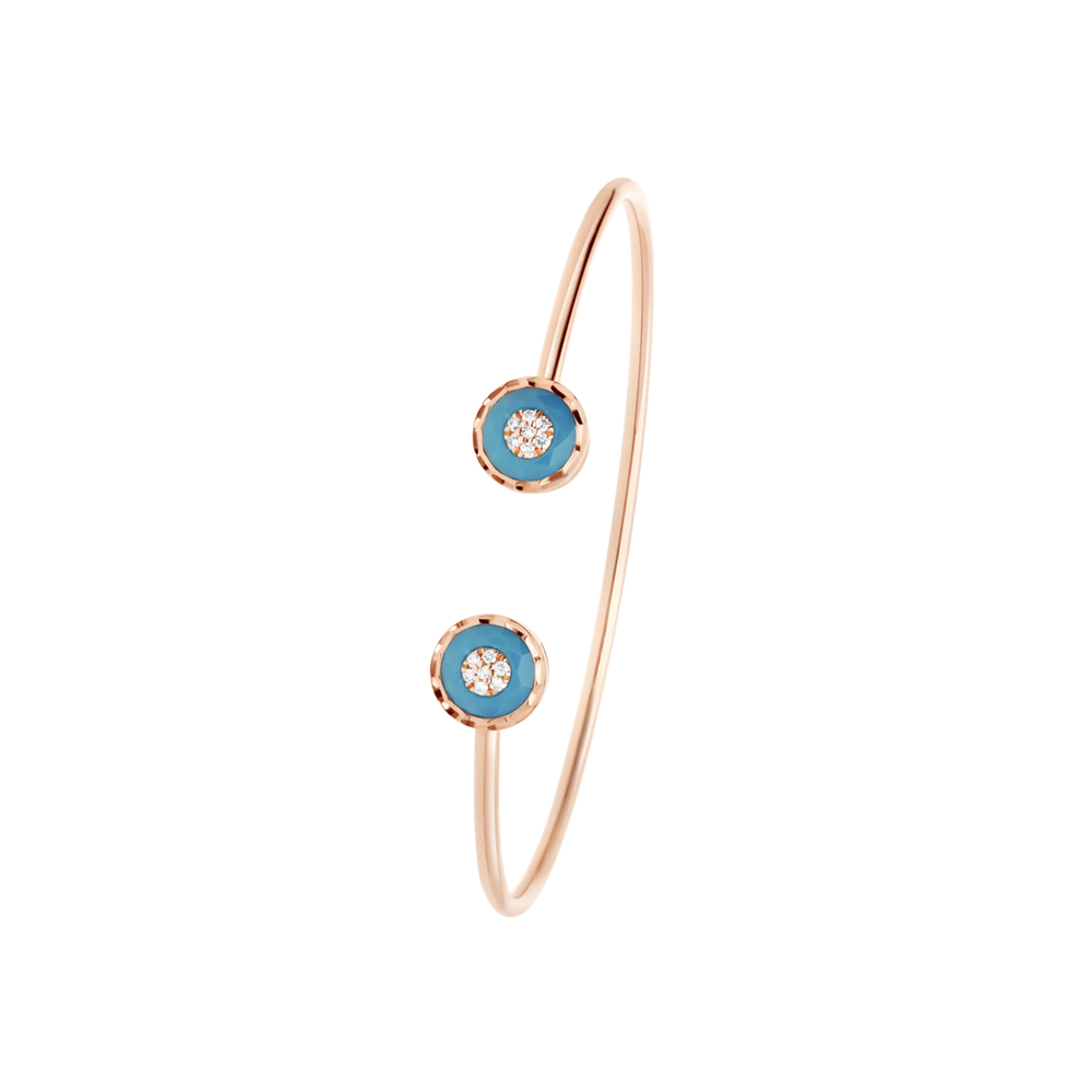 Bracelet Korloff Je Play Rond Toi & Moi Turquoise - JJPB03PG/TU