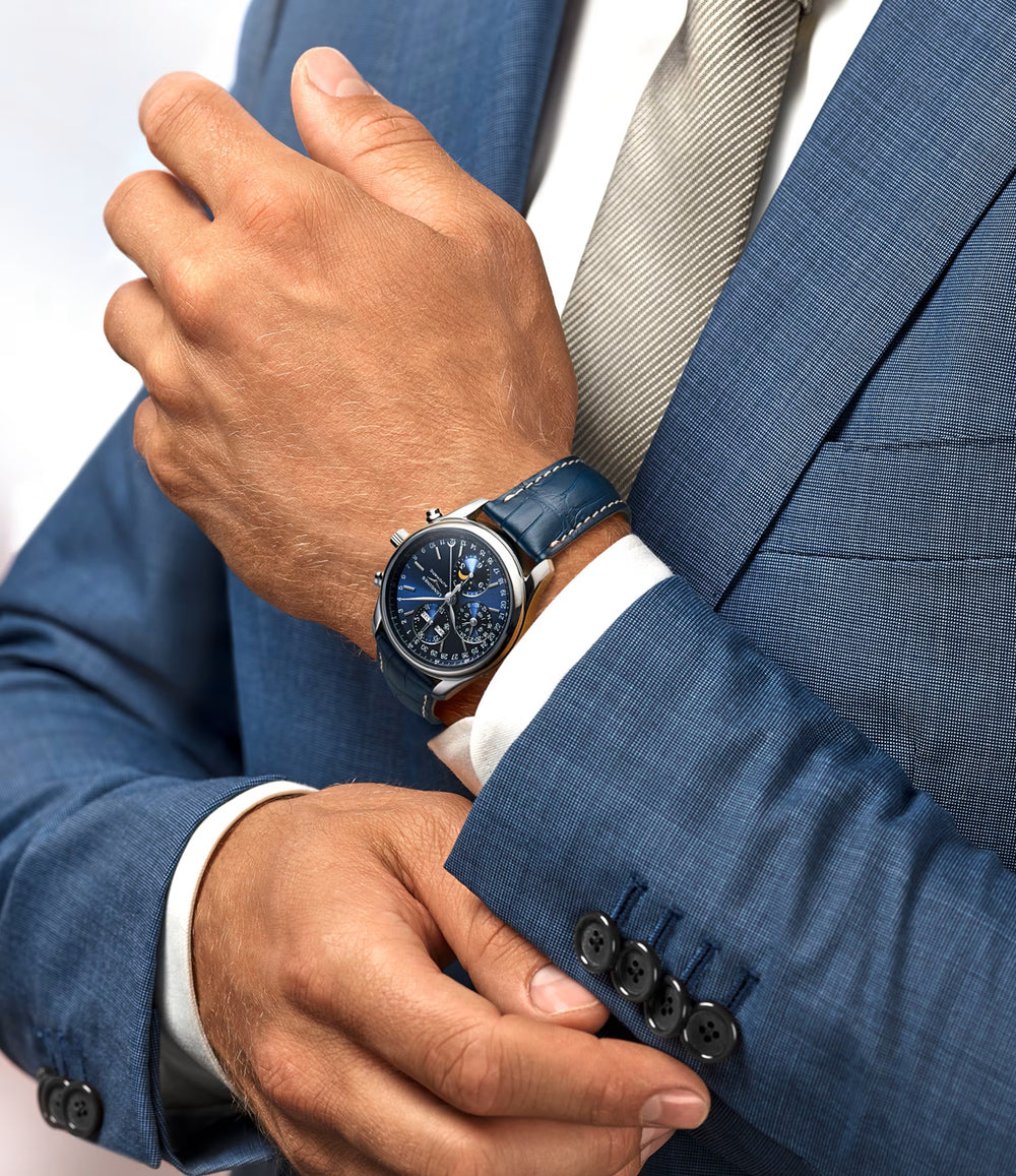 LONGINES MASTER COLLECTION CHRONO MOONPHASE - L2.673.4.92.0