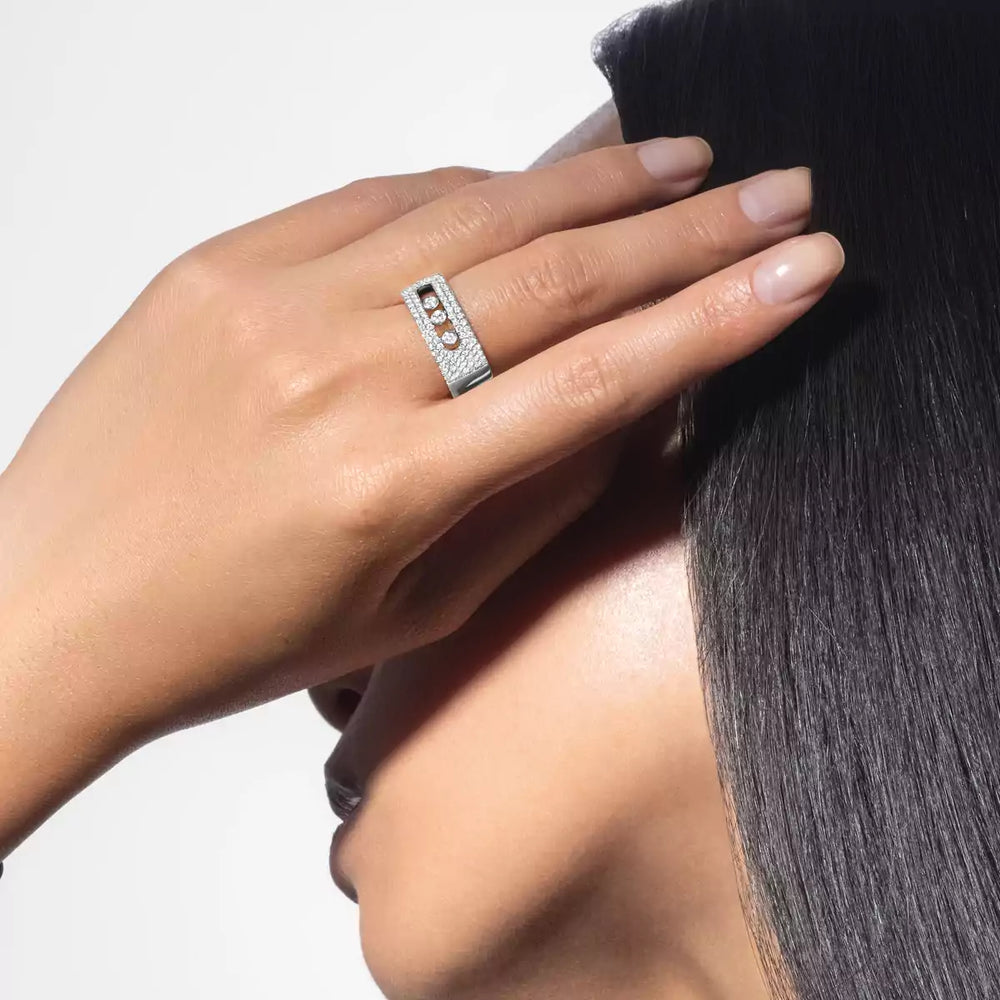 Bague Messika Pavée Move Noa GM 10102-WG