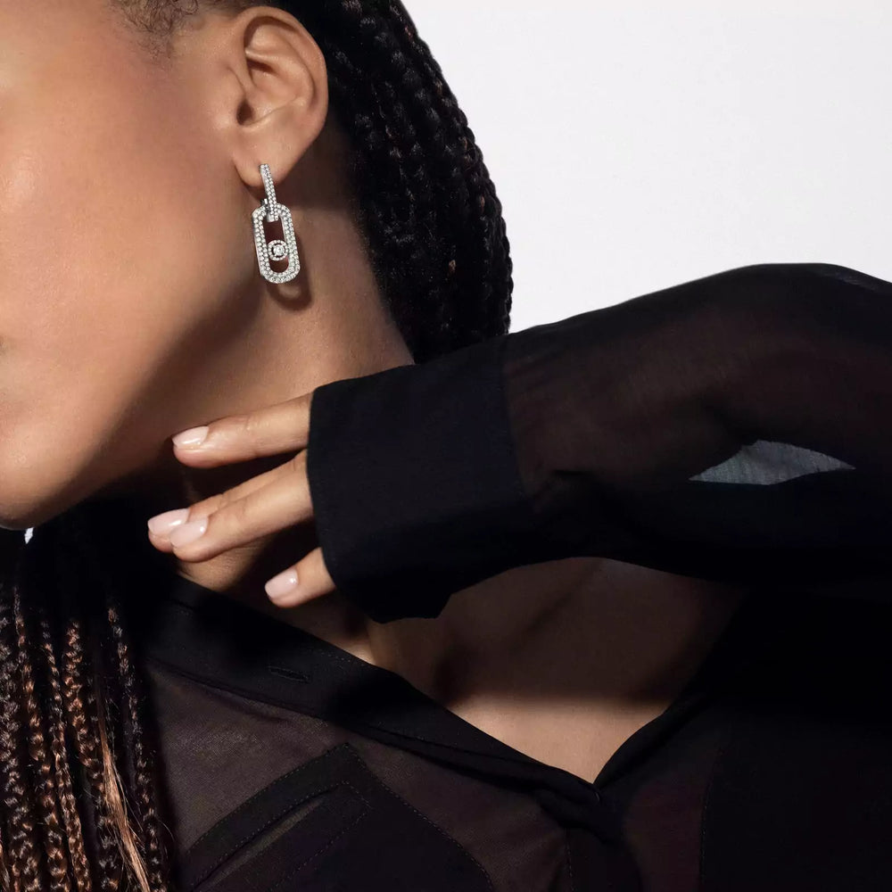 Boucles d'oreilles Messika So Move XL Pavées 13123-WG