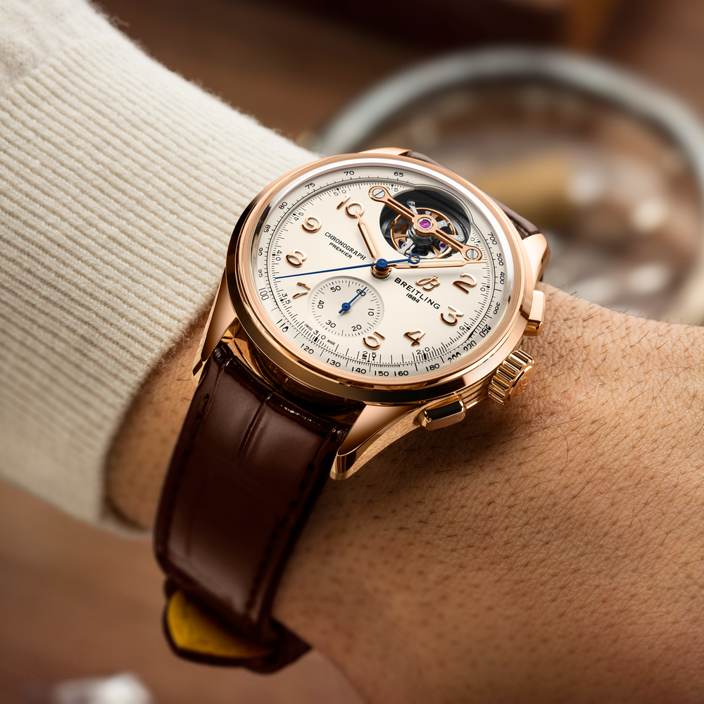 PREMIER B21 CHRONOGRAPH TOURBILLON 42 LÉON BREITLING - RB2120211G1P1