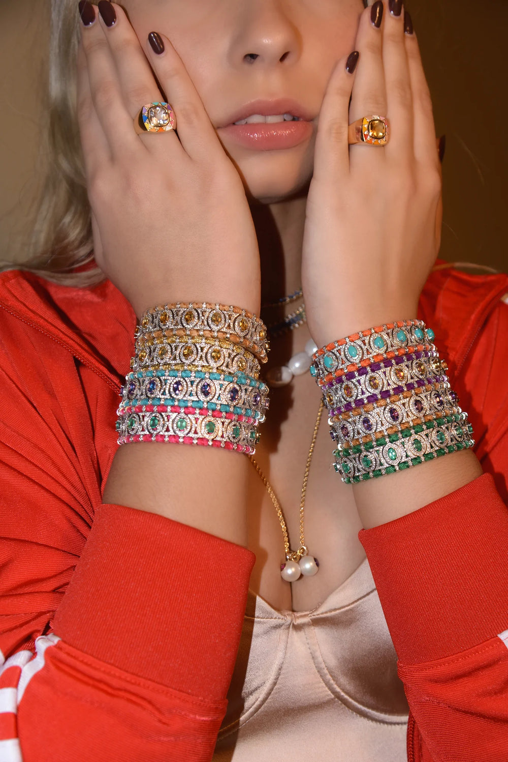 Bracelet Van Den Abeele Sao Paulo vignes - citrines