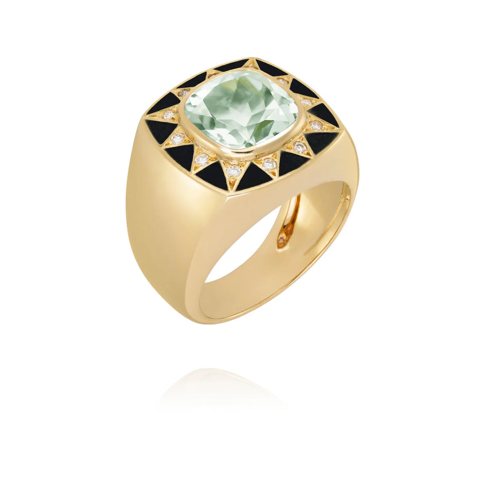 Bague Van Den Abeele Stella noir