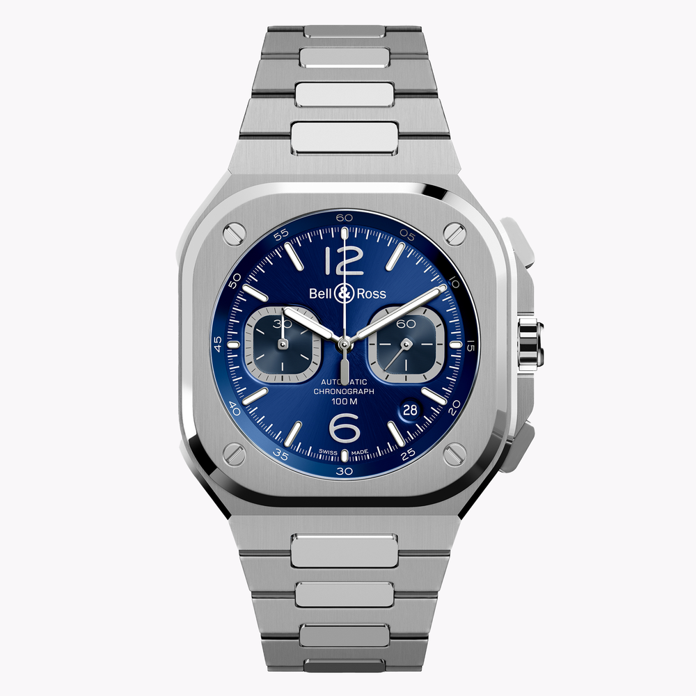 BR 05 CHRONO BLUE STEEL