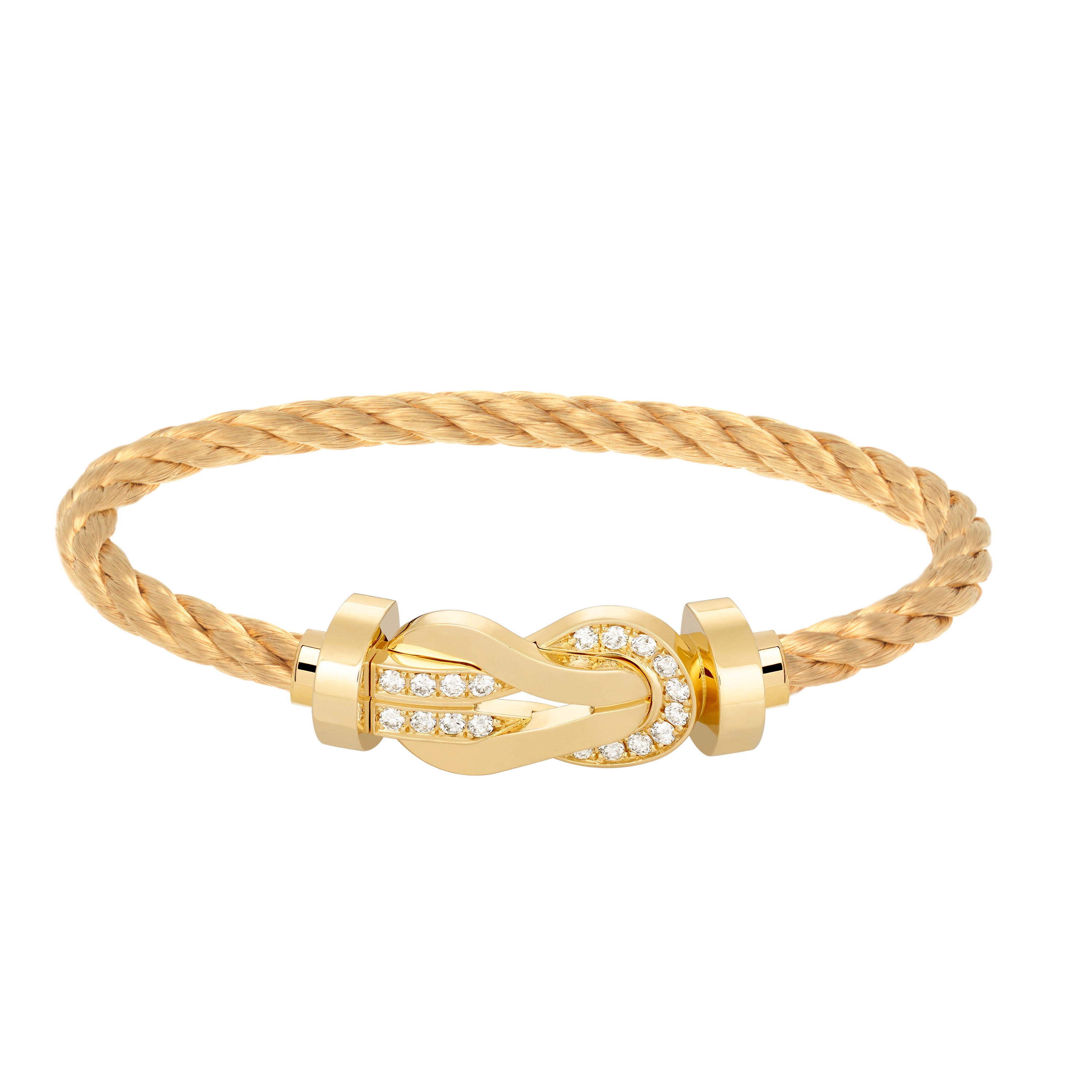 Bracelet Vintage Infini Cœurs Jaune Argent - Longueur Réglable 18,5-23 Cm - Neuf Avec étiquettes