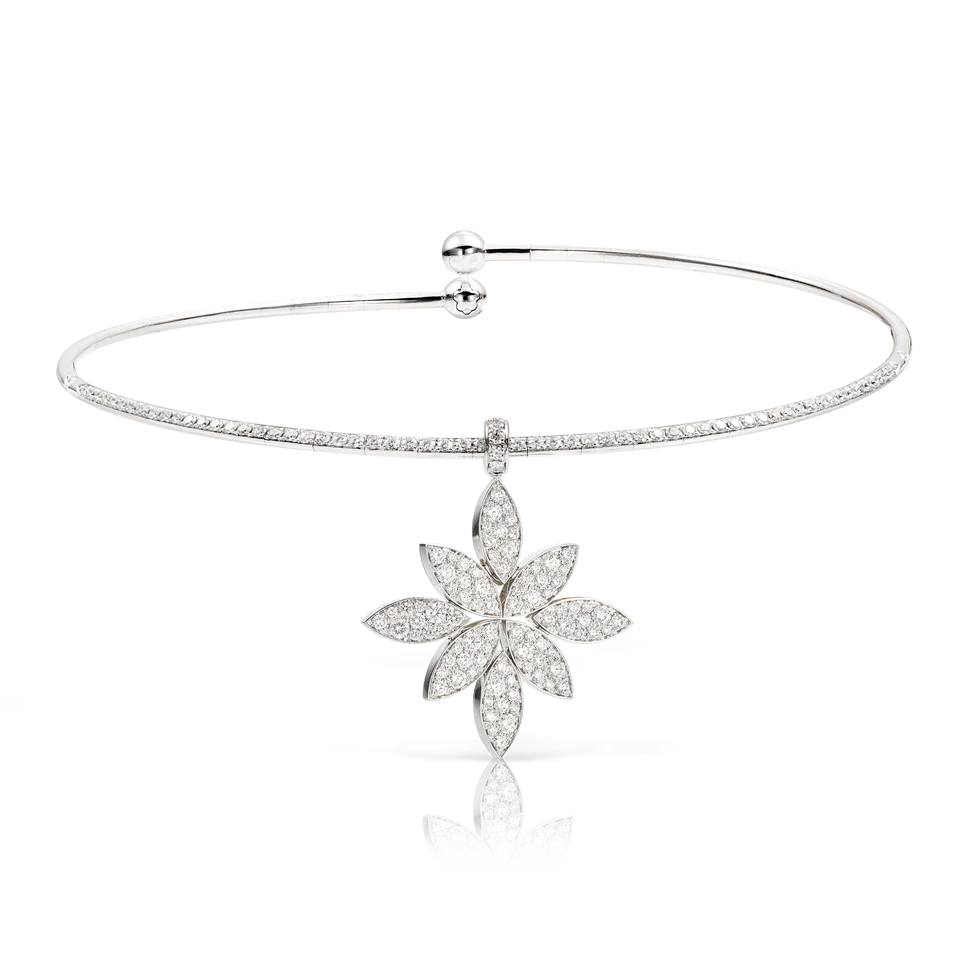 GHIRLANDA LUCE DI LOTO CHOKER - 16728B