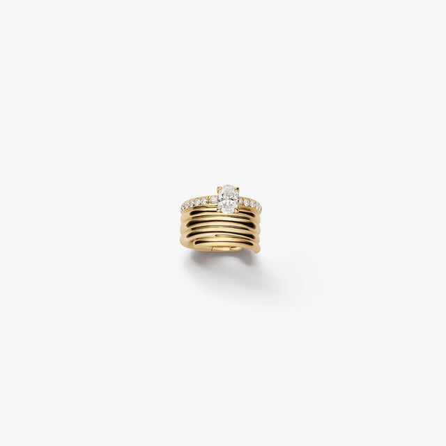 Boucle d'oreille Blast en or rose - EBL3AAPG0000R