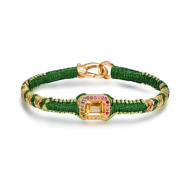 Bracelet Van Den Abeele amy pin - citrine