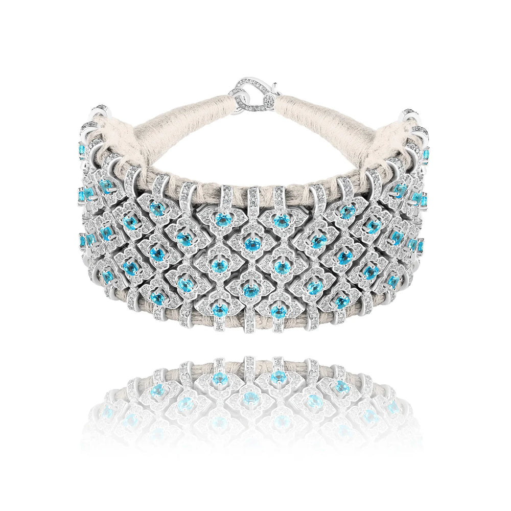 Bracelet Van Den Abeele Bahia Vanille - Topaze