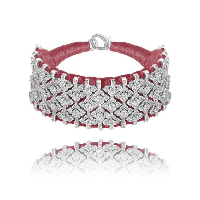 Bracelet Van Den Abeele Bahia Bambou - Zircon