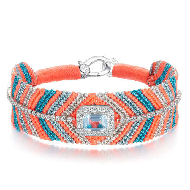 Bracelet Van Den Abeele Biggie Neon flash Topaze