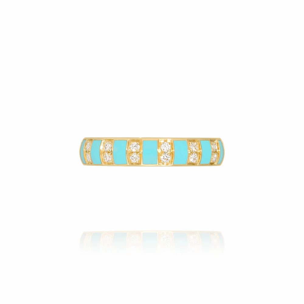Bague Van Den Abeele Billie Aqua